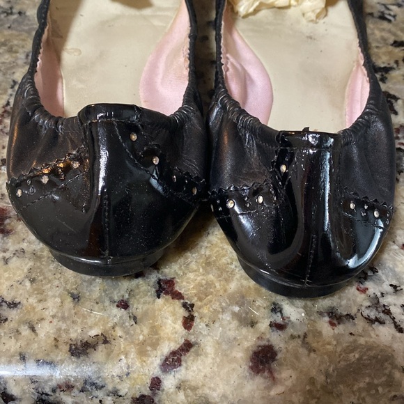 Black and cream Tommy Hilfiger ballet flats - Picture 4 of 5